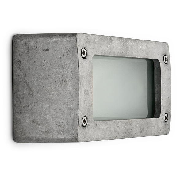 Wandlamp blok aluminium - Afbeelding 3