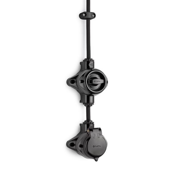Opbouw wandcontactdoos bakeliet waterdicht penaarde (BE) - Afbeelding 5