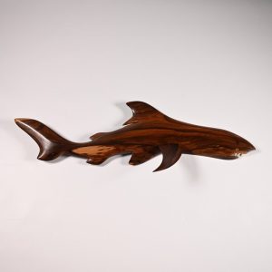 Houten wandsculptuur