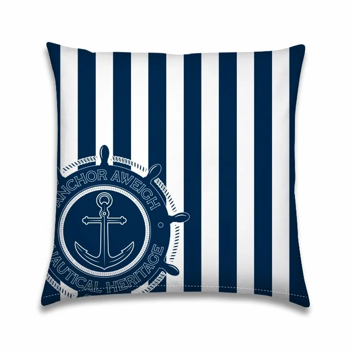 Bootkussen Nautical Blue anchor - Afbeelding 5