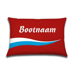 Bootkussens met naam Bordeaux Rood