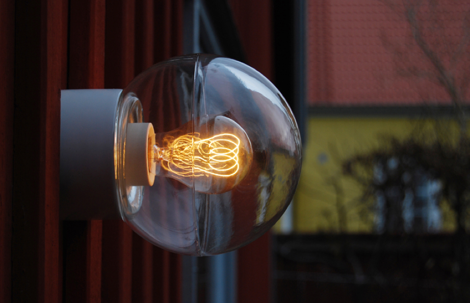 Plafondlamp 180mm 75W bol glas (helder) - Afbeelding 4