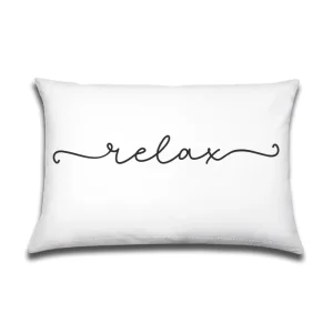 Juuls Buitenkussen Relax zwart-wit 60x40cm