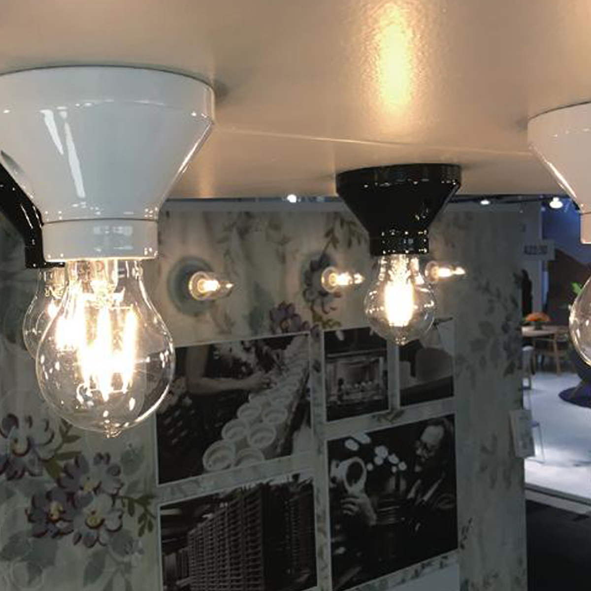 Lamphouder Ø 100 wand- en plafondlamp zwart E27 - Afbeelding 5