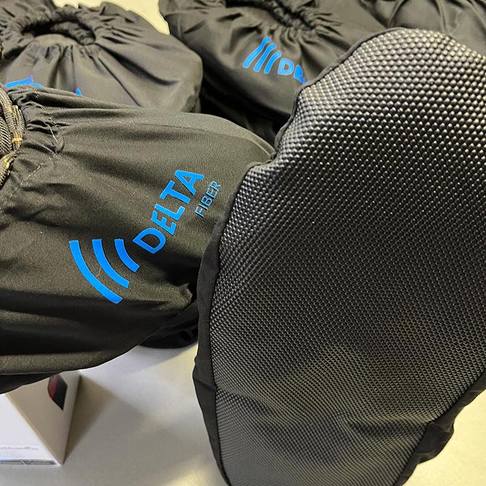 Overschoenen katoen bedrukt met logo - Afbeelding 4