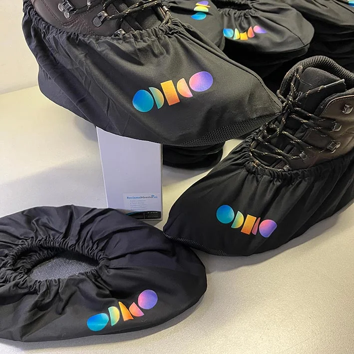 Overschoenen katoen bedrukt met logo - Afbeelding 3