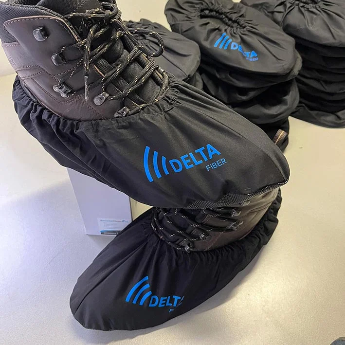 Overschoenen katoen bedrukt met logo - Afbeelding 5