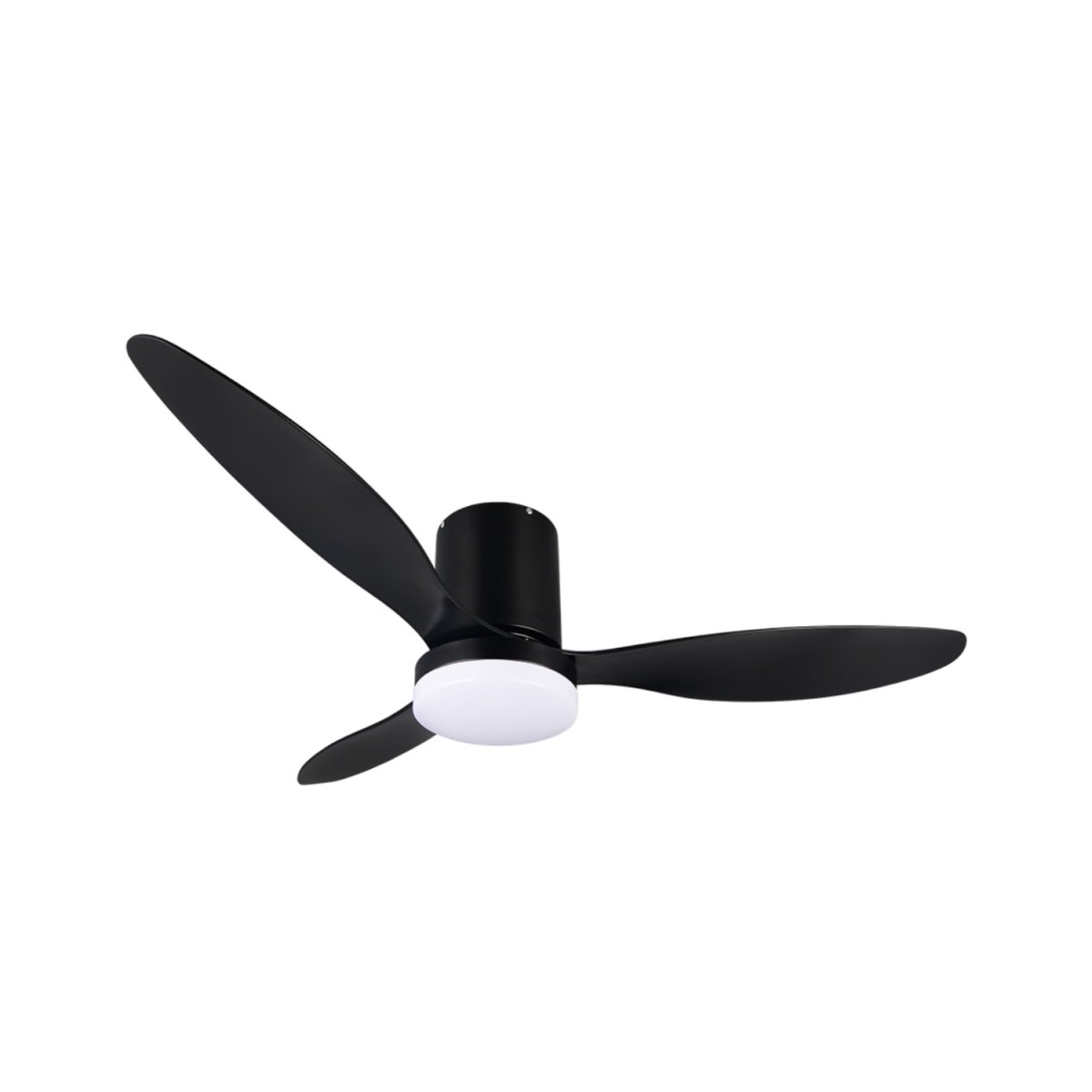 Fluisterstille plafondventilator Magnus Ø132cm – Afstandsbediening & Timer – Zwart - Afbeelding 6