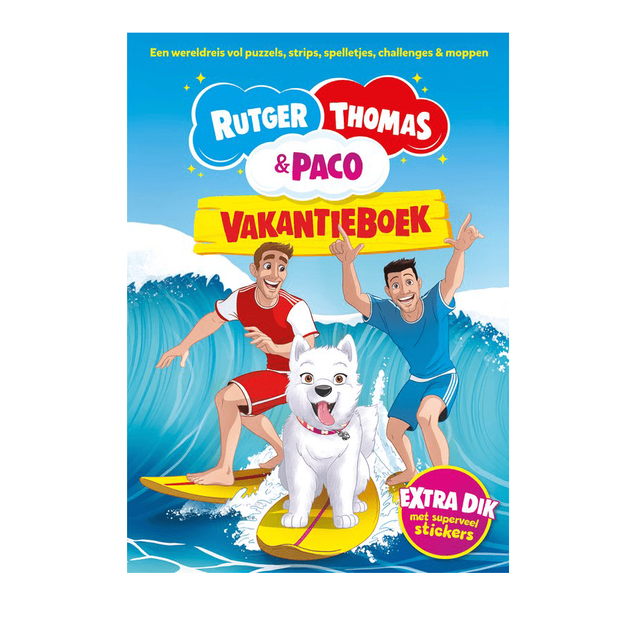 Rutger, Thomas & Paco vakantiedoeboek – Rutger, Thomas & Paco