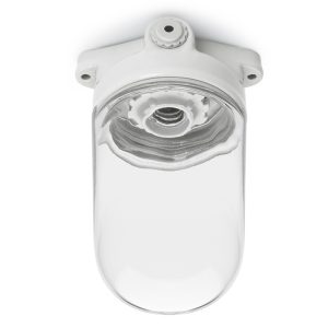 Stallamp porselein groot 100W