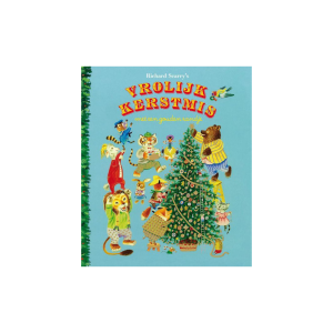 Vrolijk kerstmis met een gouden randje – Richard Scarry