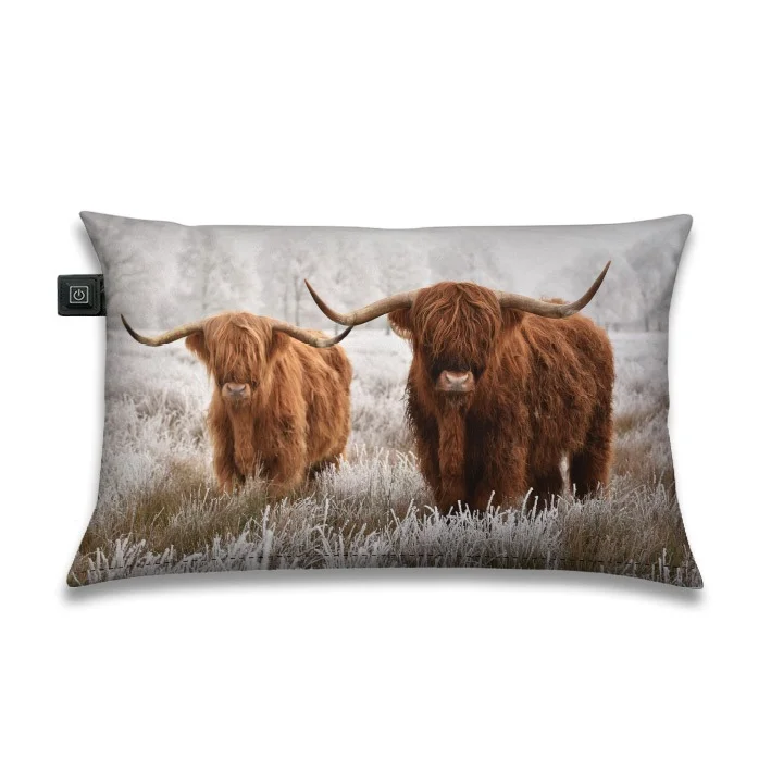 Warmtekussen Twee Schotse Hooglanders - Afbeelding 2